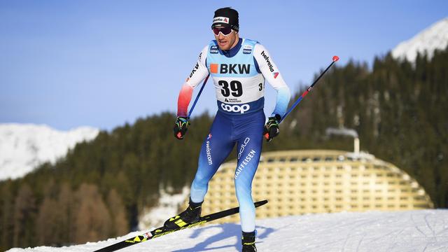 Dario Cologna a réussi à effacer sa déception de samedi. [Gian Ehrenzeller]