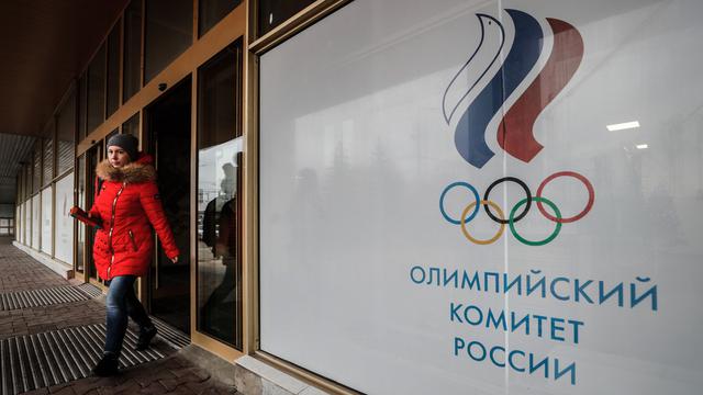 La Russie sera exclue des compétitions olympiques pour les quatre ans à venir annonce l'Agence mondiale anti-dopage. [EPA/Keystone - Yuri Kochetkov]