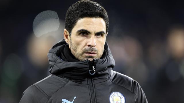 Arteta quitte son poste d'adjoint de Guardiola à City pour rejoindre Arsenal. [AFP - Craig Galloway]