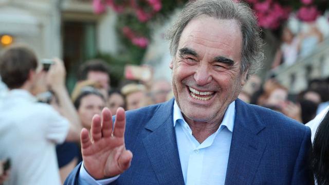 Oliver Stone en juin 2019 au Taormina Film Fest, Italie. [AFP - Gabriele Maricchiolo]