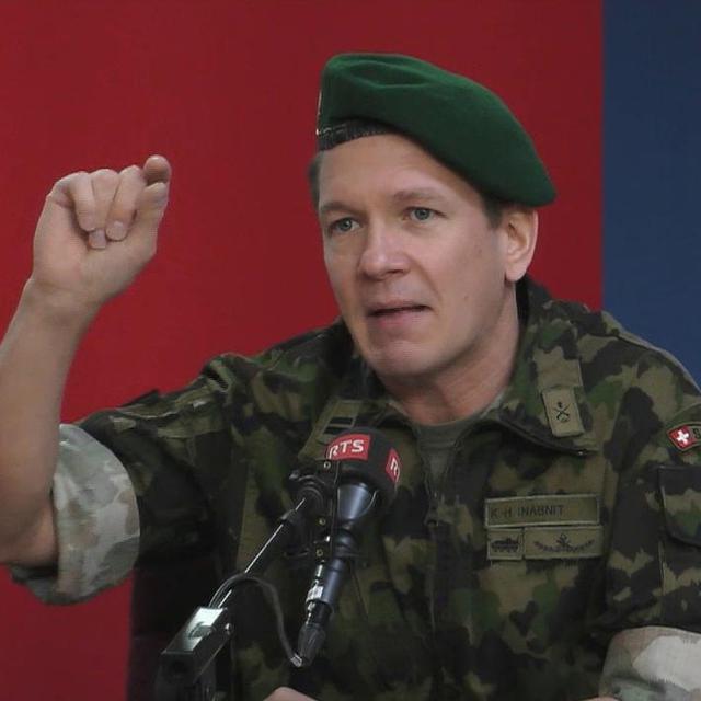 120 secondes: le lieutenant-colonel Karl-Heinz Inäbnit. [RTS]