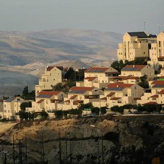 Une colonie israélienne à Maaleh Adumim, en Cisjordanie occupée (image d'illustration). [Keystone/AP Photo - Emilio Morenatti]