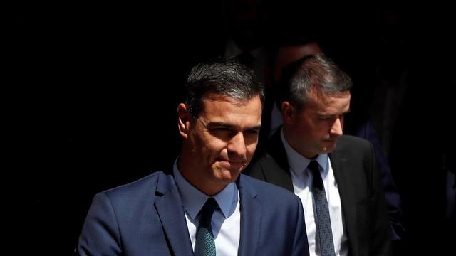 Pedro Sanchez après le 2e vote du parlement espagnol, jeudi 25.07.2019. [EPA/Keystone - Emilio Naanjo]