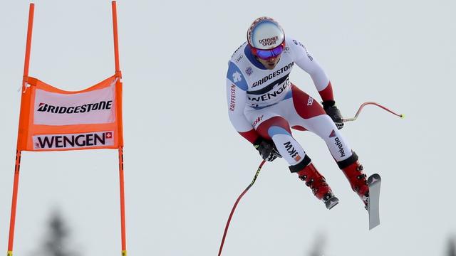 Caviezel manque son premier podium sur neige européenne d'un rien. [Shinichiro Tanaka]