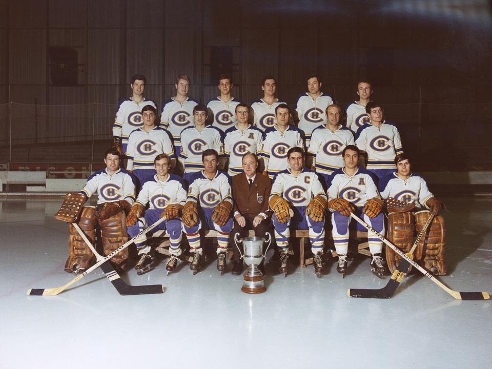 L'équipe du HC La Chaux-de-Fonds, saison 1968 - 1969 [Bibliothèque de la Ville de La Chaux-de-Fonds, Département audiovisuel, Fonds courant]