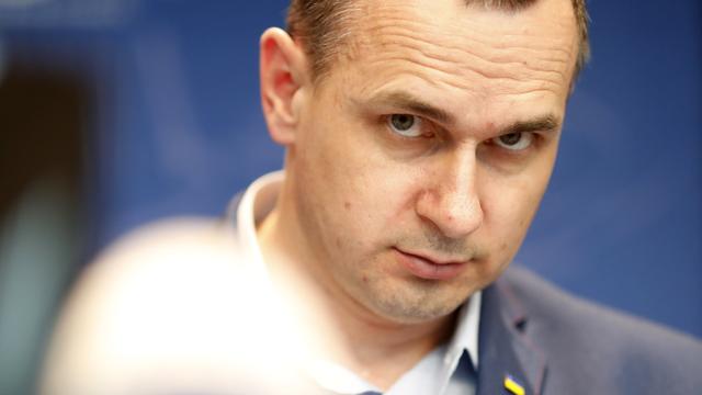 Le cinéaste ukrainien Oleg Sentsov [AP/Keystone - Jean-Francois Badias]