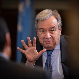 Antonio Guterres, secrétaire général de l'ONU [RTS - Laurent Bleuze]