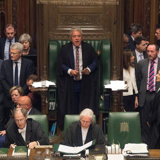 Le speaker du Parlement britannique. [Reuters - UK Parliament/Mark Duffy]
