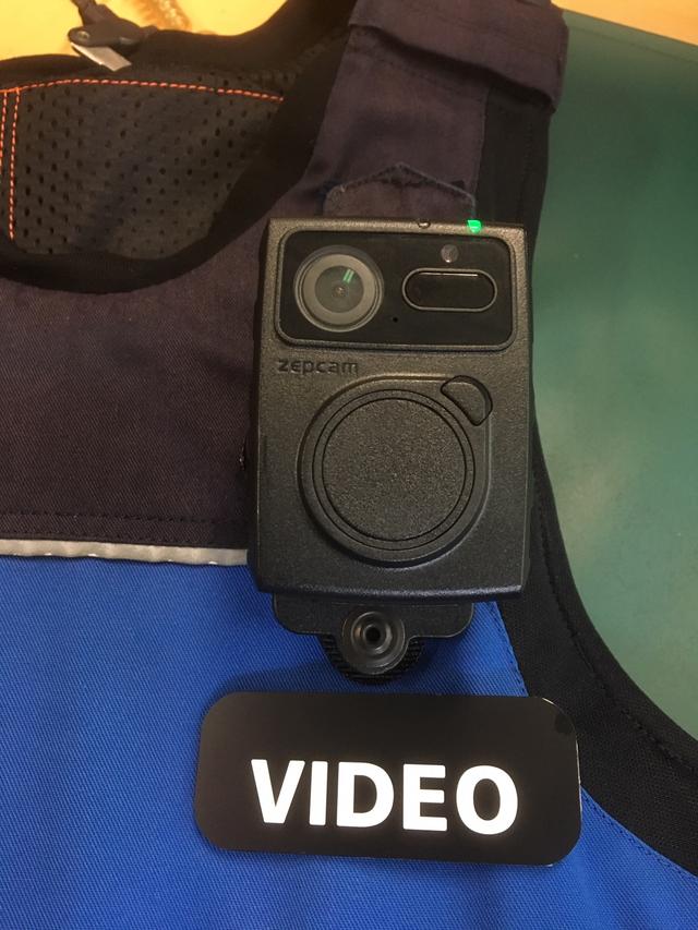 Le modèle de bodycam testé par la police vaudoise.