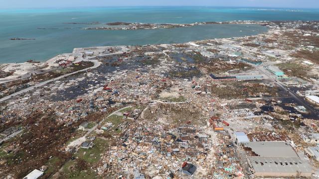 Aux Bahamas, le bilan fait état de 20 morts après le passage de Dorian. [Keystone/AP - Gonzalo Gaudenzi]