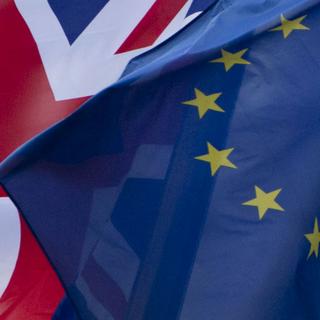 L'état de préparation du public et du secteur marchand en cas de Brexit sans accord reste "faible" en Grande-Bretagne. [Keystone - Virginia Mayo]