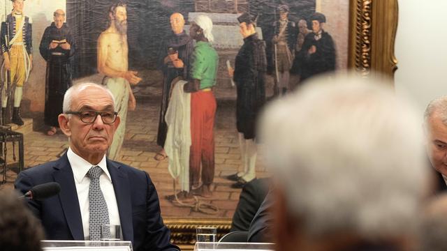 Le PDG de la compagnie minière Vale, Fabio Schvartsman, lors d'une audience à la Chambre des députés brésilienne, le 14 février 2019. [EPA/Keystone - Joedson Alves]