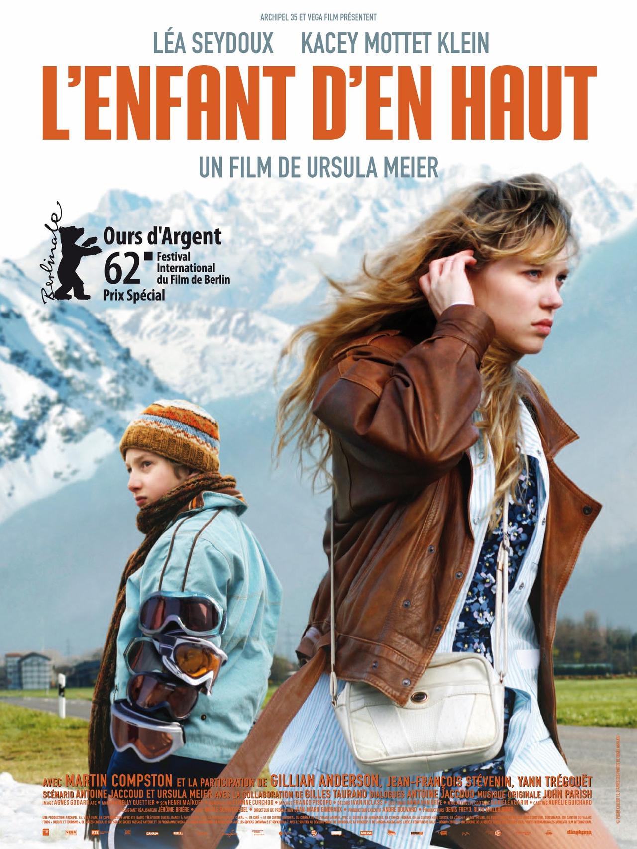 L'affiche du film d'Ursula Meier, "L'enfant d'en haut". [RTS Radio Télévision Suisse]