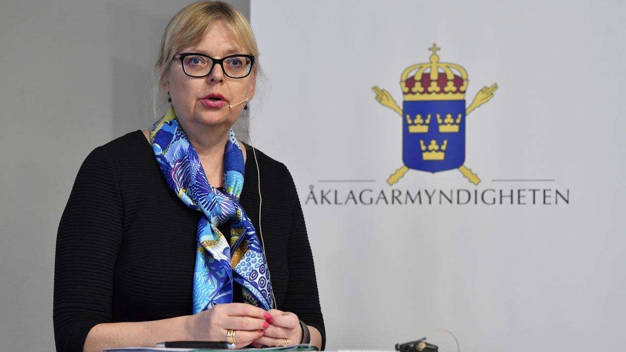 La procureure en chef adjointe Eva-Marie Persson a décidé de classer la procédure pour viol contre Julian Assange en Suède. [Keystone - Jessica Gow]