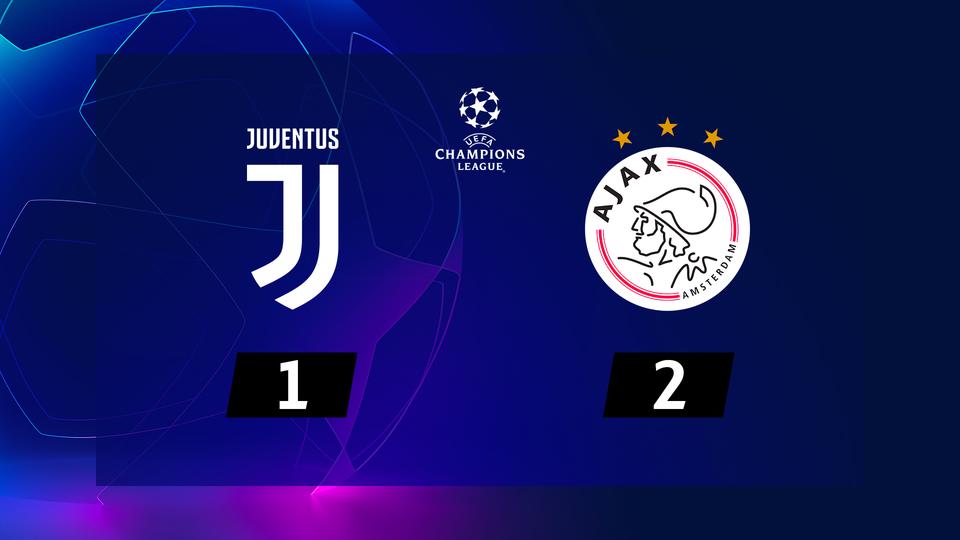 1-4 retour, Juventus - Ajax Amsterdam (1-2): le résumé de la rencontre