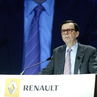Louis Schweizer, président d’honneur et ancien chef exécutif de Renault lors d'une conférence des actionnaires à Paris en 2005. [Keystone/EPA - Meigneux]