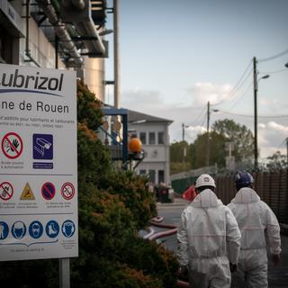 Le gouvernement français a promis dimanche une "transparence totale" sur l'incendie de l'usine Lubrizol. [AFP - Lou Benoist]