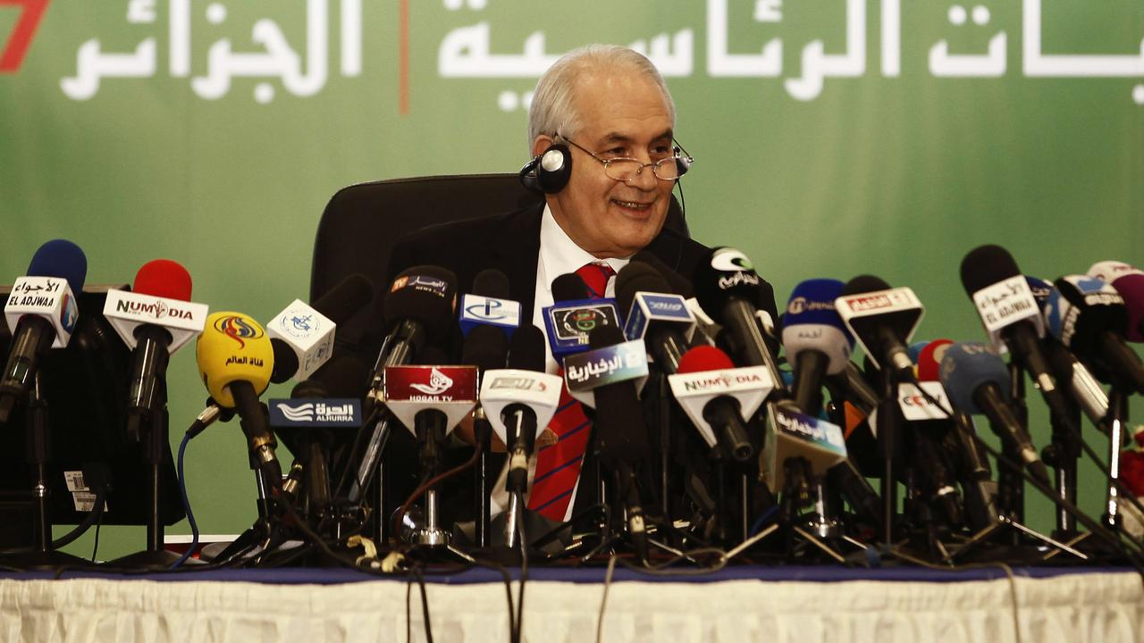 Tayeb Belaiz avait été ministre de l'Intérieur avant d'être nommé président du Conseil constitutionnel algérien (image d'archive). [Reuters - Ramzi Boudina]
