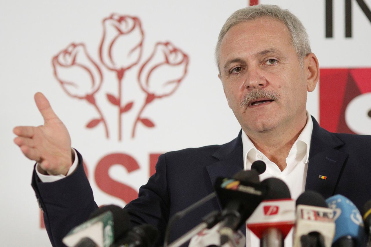 Liviu Dragnea est l'homme fort du Parti social-démocrate roumain. [Reuters - Octav Ganea]