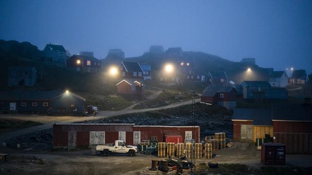 Le port de Jakobshavn, au Groenland. [KEYSTONE/ - Bryan and Cherry Alexander]