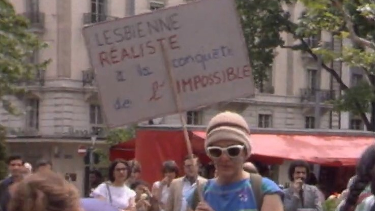 Manifestation de lesbiennes à Genève: la "Goudou-Manif" de 1982. [RTS]