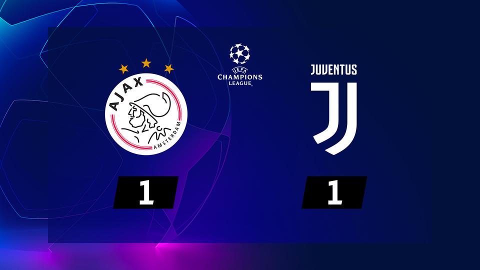 1-4 aller, Ajax Amsterdam - Juventus (1-1): le résumé de la rencontre