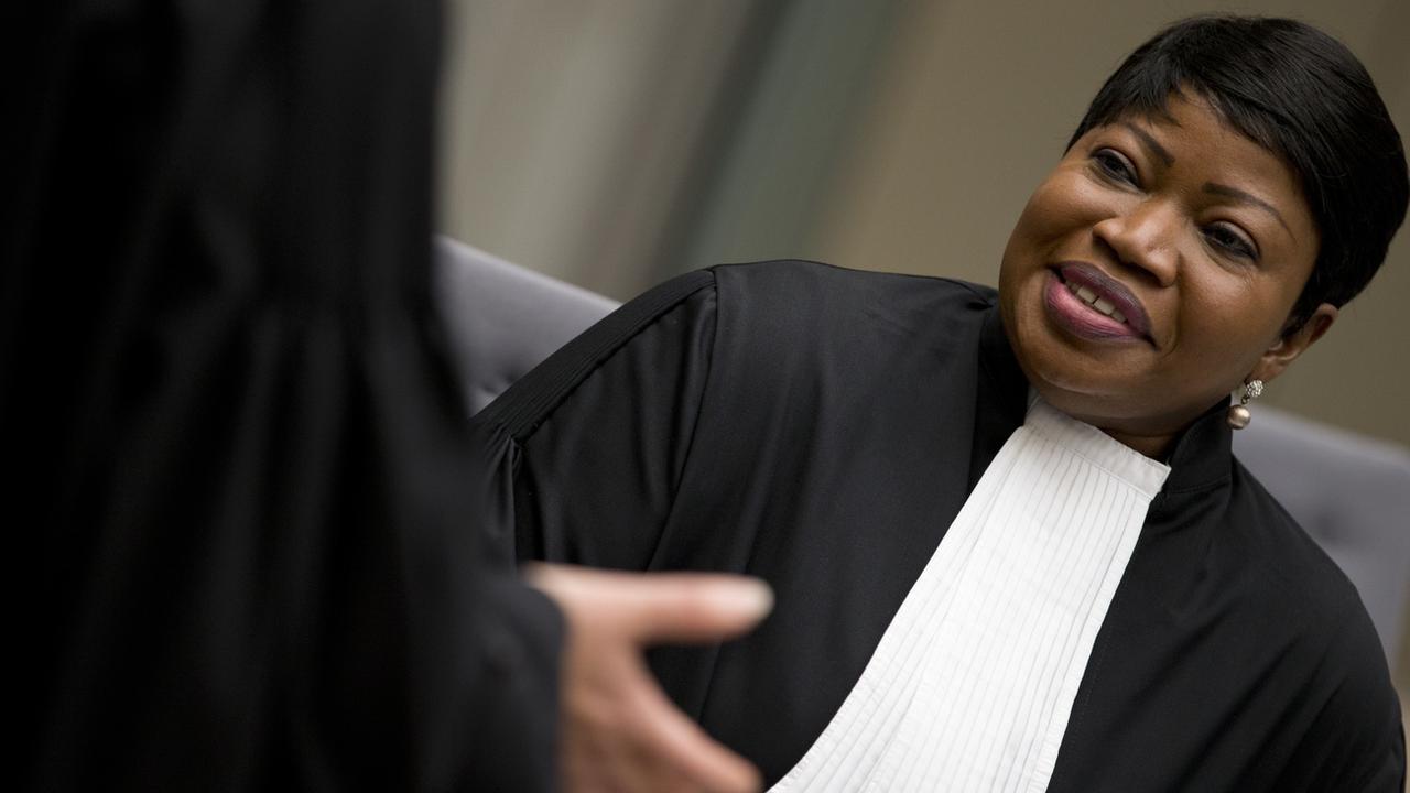 La procureure générale de la CPI Fatou Bensouda. [Pool/AP/Keystone - Peter Dejong]