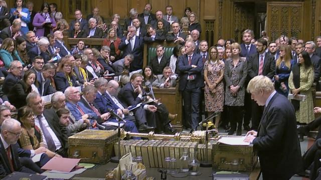 Un vote historique sur le Brexit au Parlement britannique. [House of Commons via AP/Keystone]