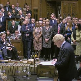 Un vote historique sur le Brexit au Parlement britannique. [House of Commons via AP/Keystone]