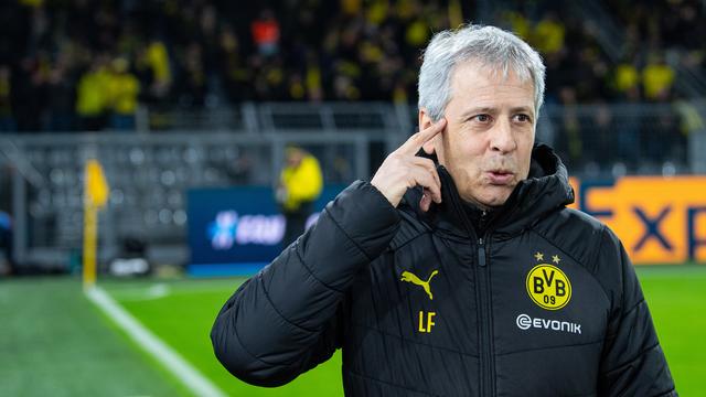 Lucien Favre et Dortmund auront fort à faire en 8es de finale. [Keystone - Guido Kirchner]