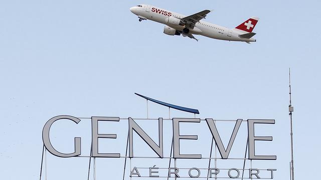 Genève Aéroport a enregistré un chiffre d'affaires en hausse de 5%, à 490,2 millions en 2018. [Keystone - Salvatore Di Nolfi]