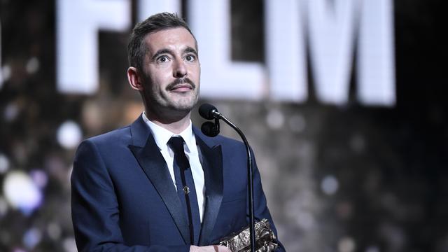 Xavier Legrand sacré lors de la cérémonie des César 2019 pour son film "Jusqu'à la garde" [AFP - Bertrand Guay]