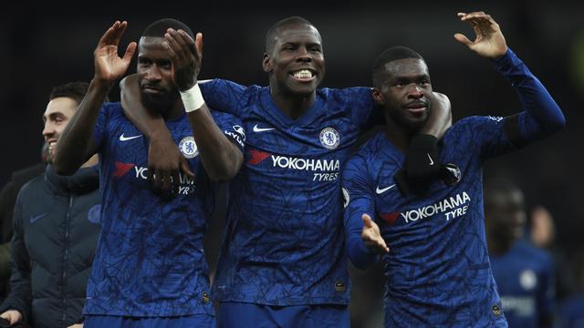 Les joueurs de Chelsea ont subi des cris et injures racistes dimanche au Tottenham Hotspur Stadium. [AP Photo/Keystone - Ian Walton]