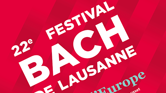 L'affiche de la 22e édition du Bach festival de Lausanne. [Festival Bach de Lausanne]