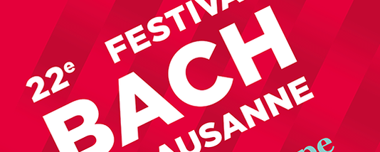 L'affiche de la 22e édition du Bach festival de Lausanne. [Festival Bach de Lausanne]