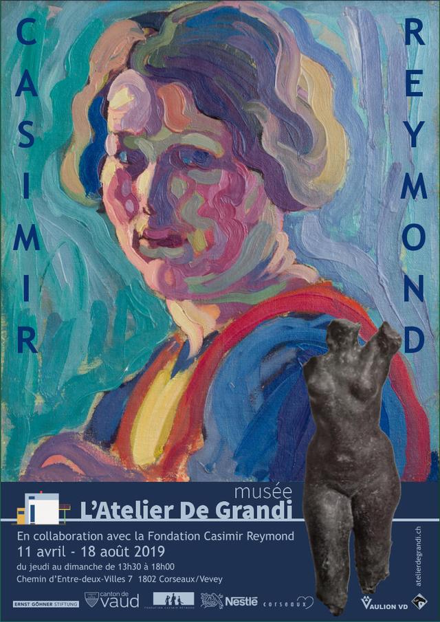 Affiche de l'exposition Casimir Reymond à l'Atelier de Grand, [L'Atelier De Grandi]