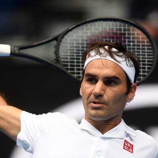 Roger Federer a dominé Daniel Evans en trois sets. [EPA/Keystone - Lukas Coch]