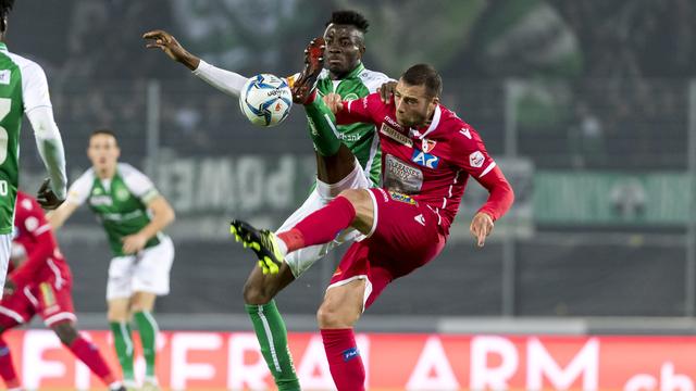 Malgré un doublé de Kasami, Sion a été accroché par St-Gall. [Pascal Muller]