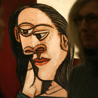 "Tête de Femme (La Lectrice)", portrait de Dora Maar réalisé par Pablo Picasso. [AP-Keystone - Akira Suemori]