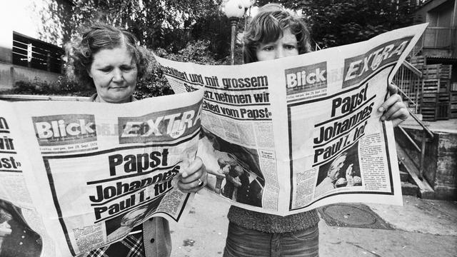 Le Blick fête ses 60 ans. [Photopress-archiv via Keystone - Ramseier]