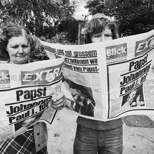 Le Blick fête ses 60 ans. [Photopress-archiv via Keystone - Ramseier]