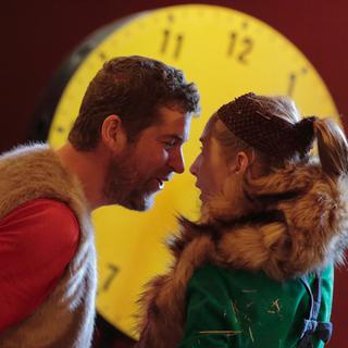 Sébastien Ribeaux et Mali Van Valenberg dans la pièce "Edward, le hamster". [Cie Jusqu'à my fondre]