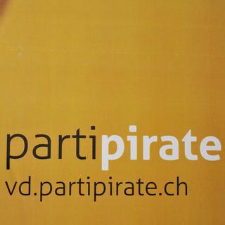 Le logo du Parti Pirate. [Dominic Favre]
