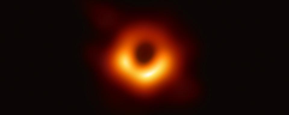 SHANGHAI, April 10, 2019 (Xinhua) -- Photo provided by the Event Horizon Telescope (EHT) shows the first image of a black hole.
JIN LIWANG/XINHUA
AFP [JIN LIWANG/XINHUA]