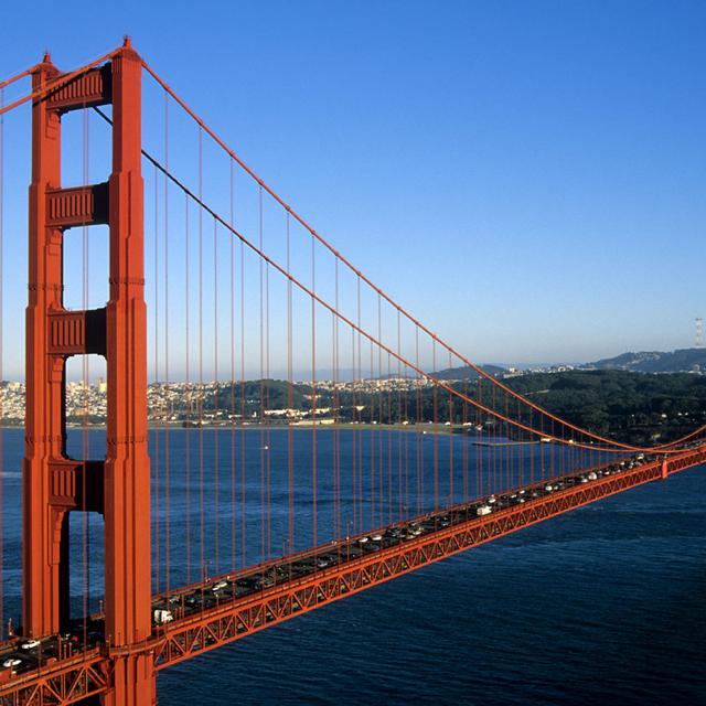 Usa, California, San Francisco, Golden Gate Bridge. [AFP - Lorenzo De Simone]
