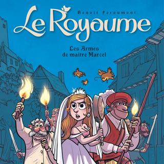 La couverture du tome 5 de la BD "Le Royaume" de Benoît Feroumont. [éd. Dupuis]