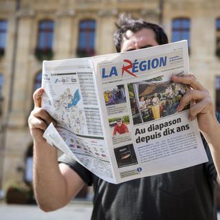 Le Conseil suisse de la presse (CSP) condamne "l'ingérence" de la municipalité d'Yverdon. [Keystone - Jean-Christophe Bott]