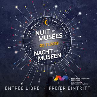 L'affiche de la Nuit des Musées en Valais. [ndmvs.ch]