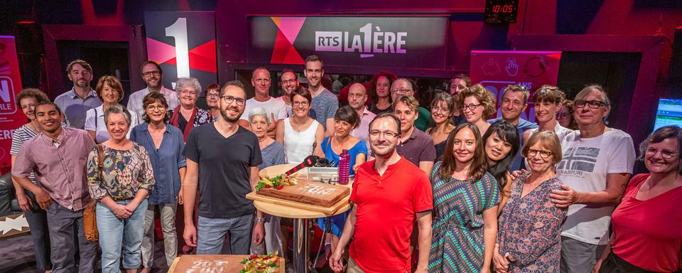 Émission spéciale au Studio 15 pour les 20 ans de l'émission "On en parle". [RTS - Laurent Bleuze]