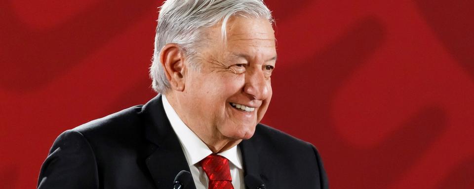 Le président mexicain Andrés Manuel López Obrador. [EPA/Keystone - Jose Mendez]